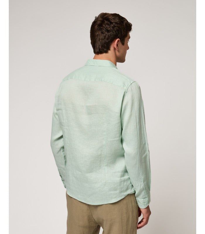 CAMICIA LINO GIANNI LUPO - COLLO ALLA FRANCESE