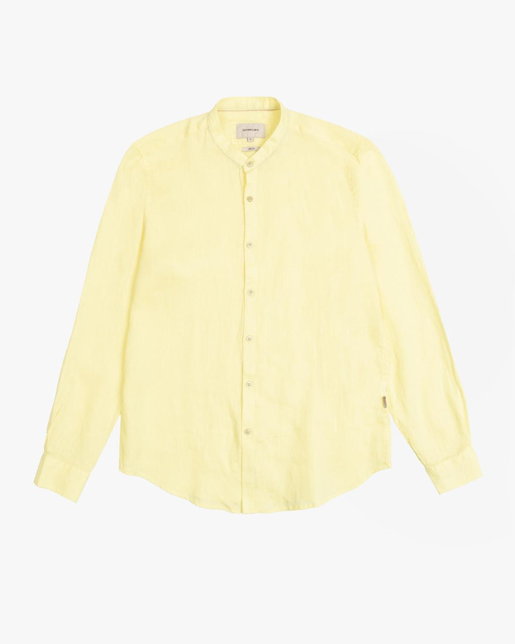 CAMICIA LINO GIANNI LUPO - COLLO COREANA