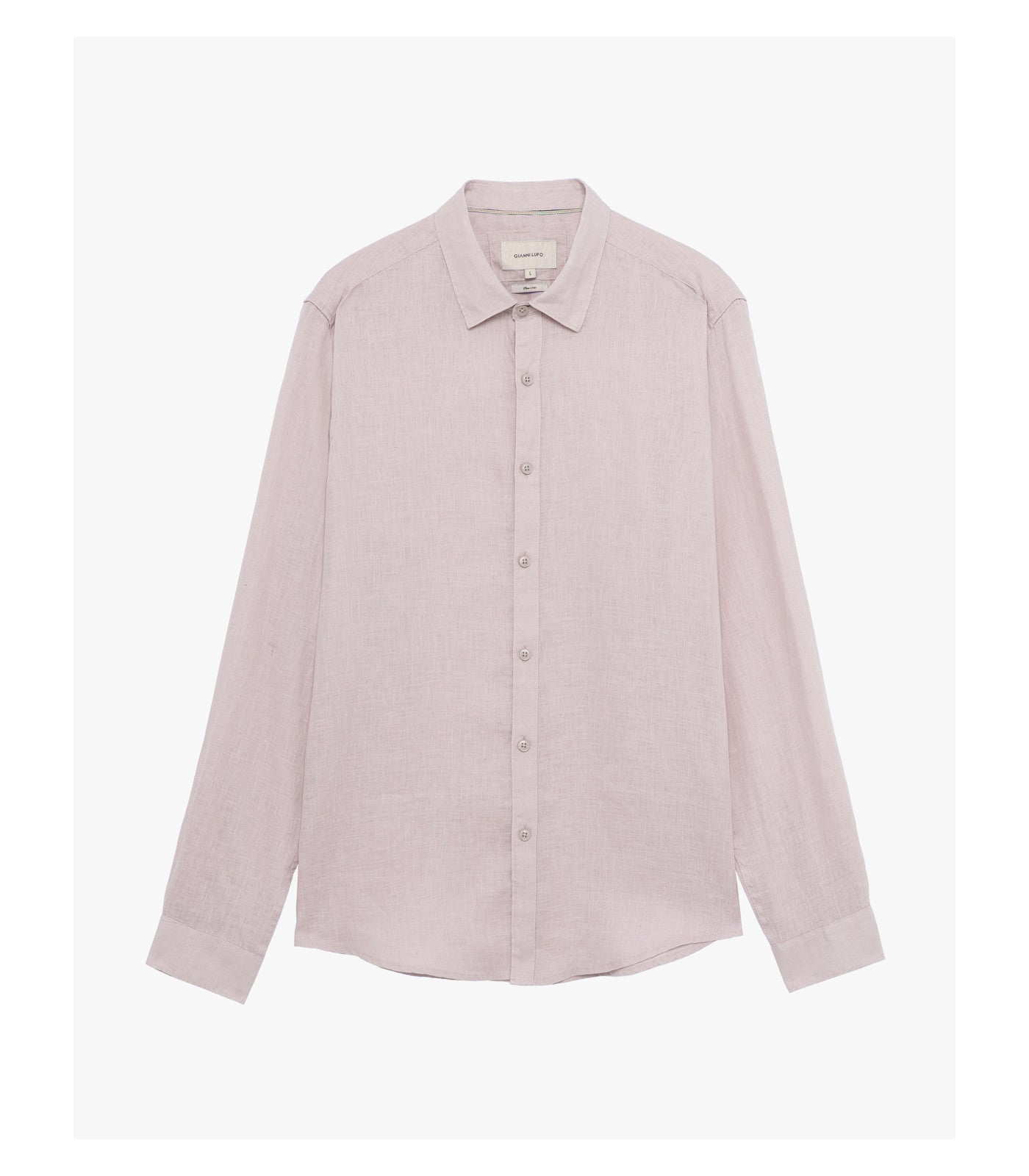 CAMICIA LINO GIANNI LUPO - COLLO ALLA FRANCESE