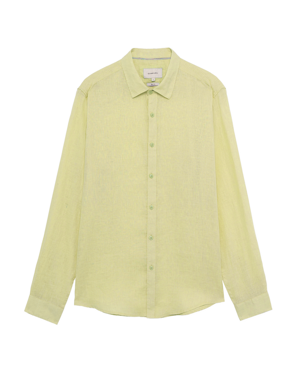 CAMICIA LINO GIANNI LUPO - COLLO ALLA FRANCESE