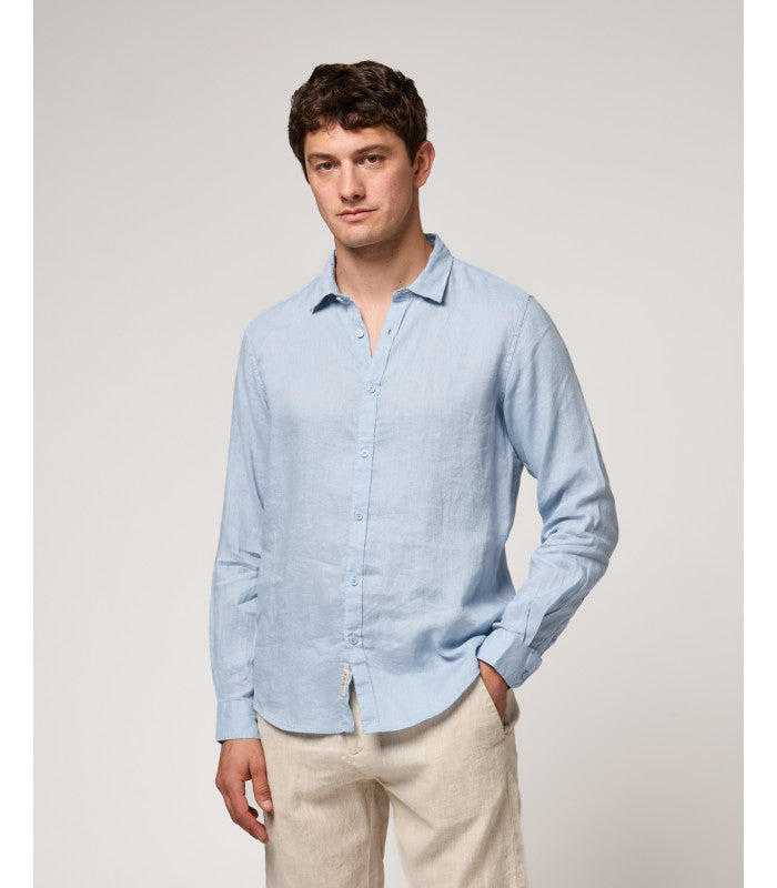 CAMICIA LINO GIANNI LUPO - COLLO ALLA FRANCESE